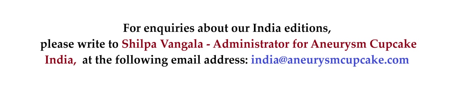 Aneurysm Cupcake India Contact Details